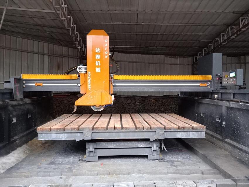 laser granite stone cutting machine application