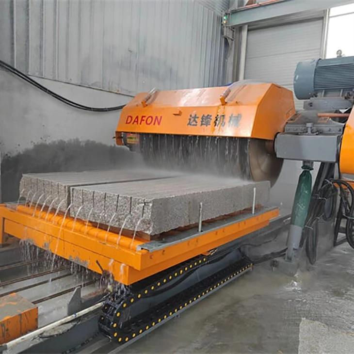 Curb Stone Cutting Machine Line（slicing+edge cutting）